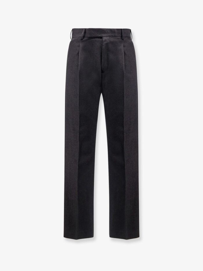 Pt Torino Edge Quindici Virgin Wool And Cotton Trousers