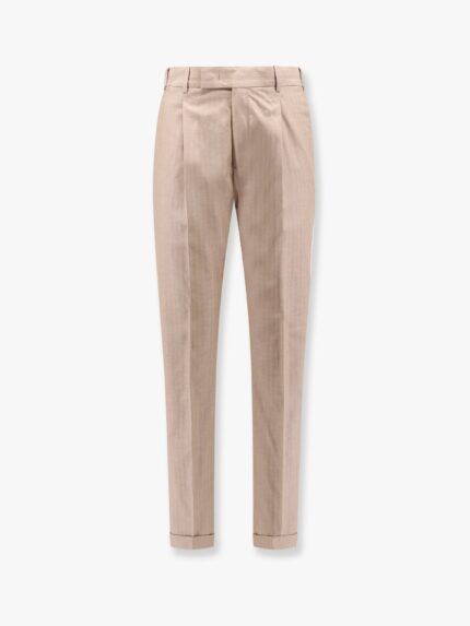 Pt Torino Edge Silkochino Trouser With Pinces