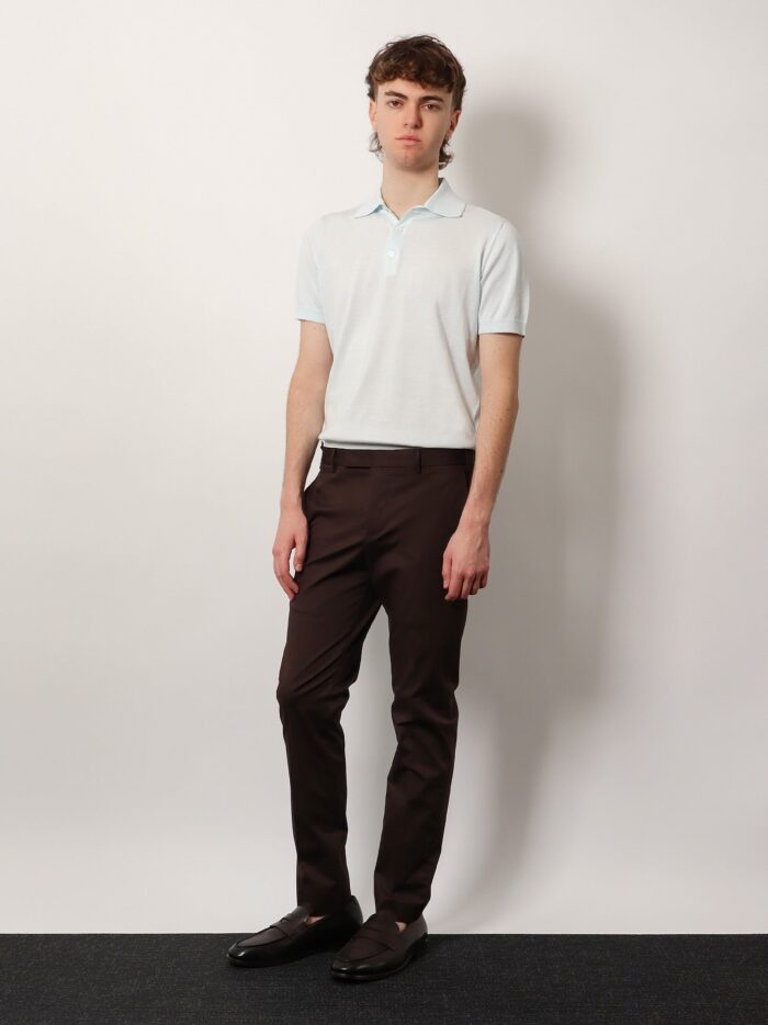 Pt Torino Edge Stretch Cotton Trousers