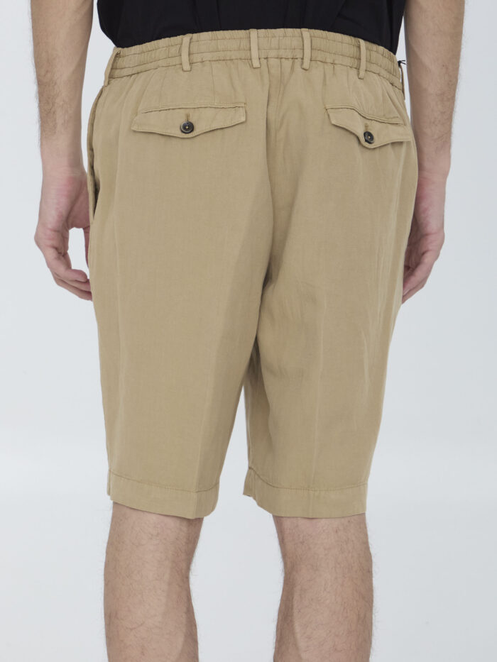 Pt Torino Elasticated bermuda shorts