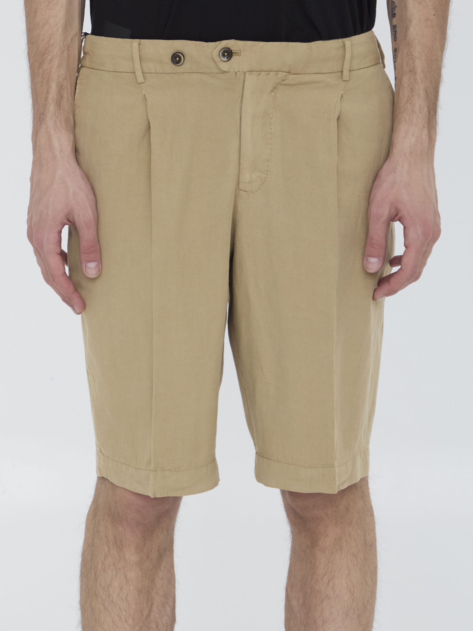 Pt Torino Elasticated bermuda shorts