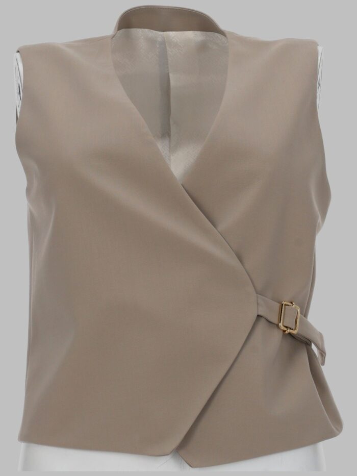 Pt Torino GILET "ANGELA" IN LANA