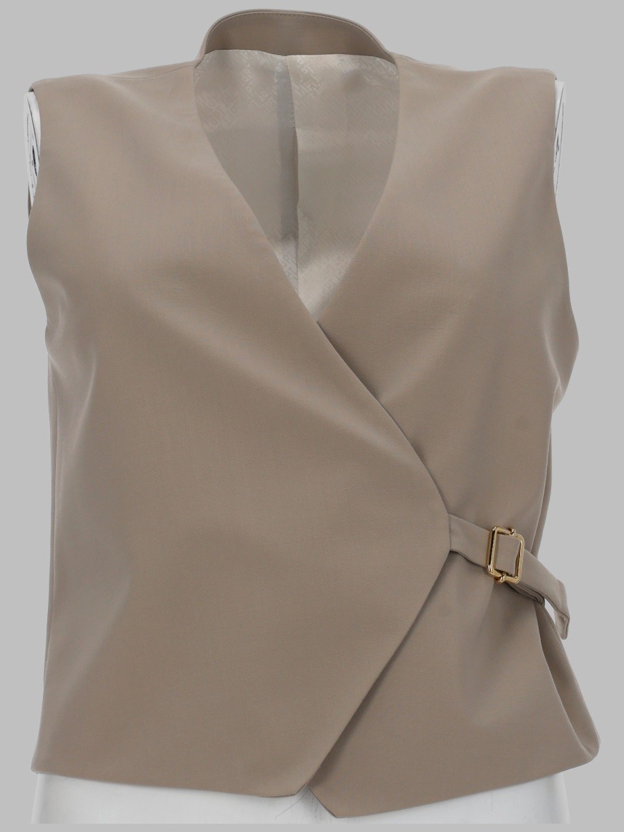 Pt Torino GILET "ANGELA" IN LANA