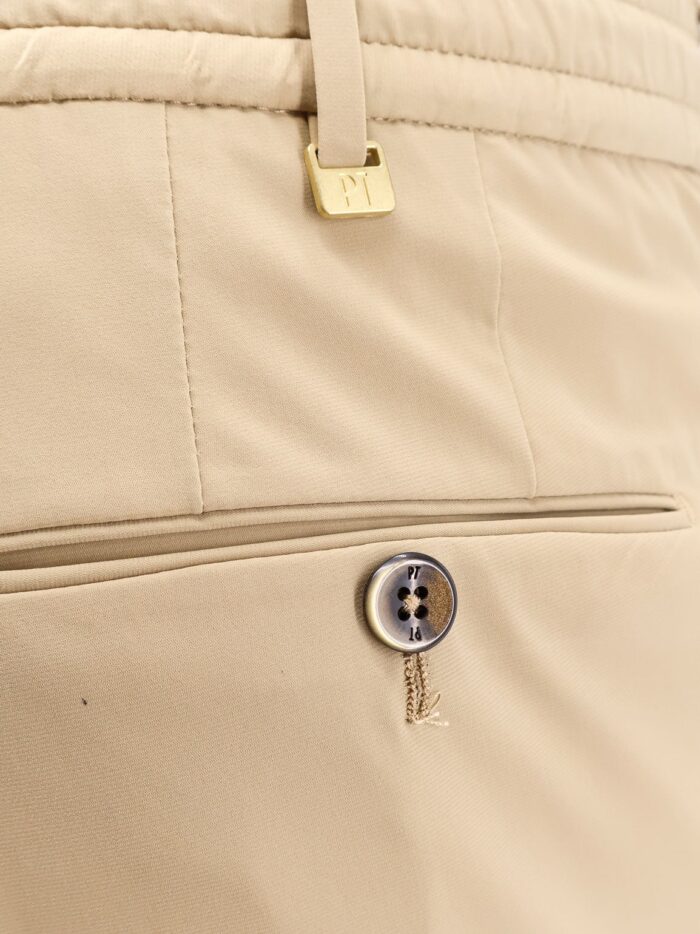 Pt Torino Kinetic Fabric Trouser With Internal Drawstring