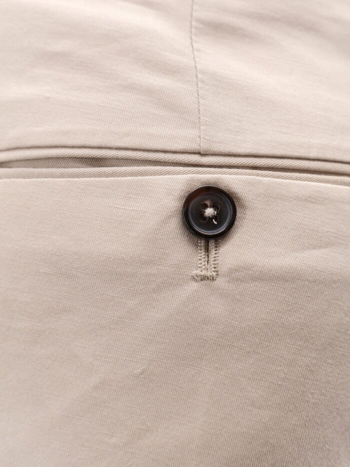 Pt Torino Michael Reworked Linen And Cotton Trousers