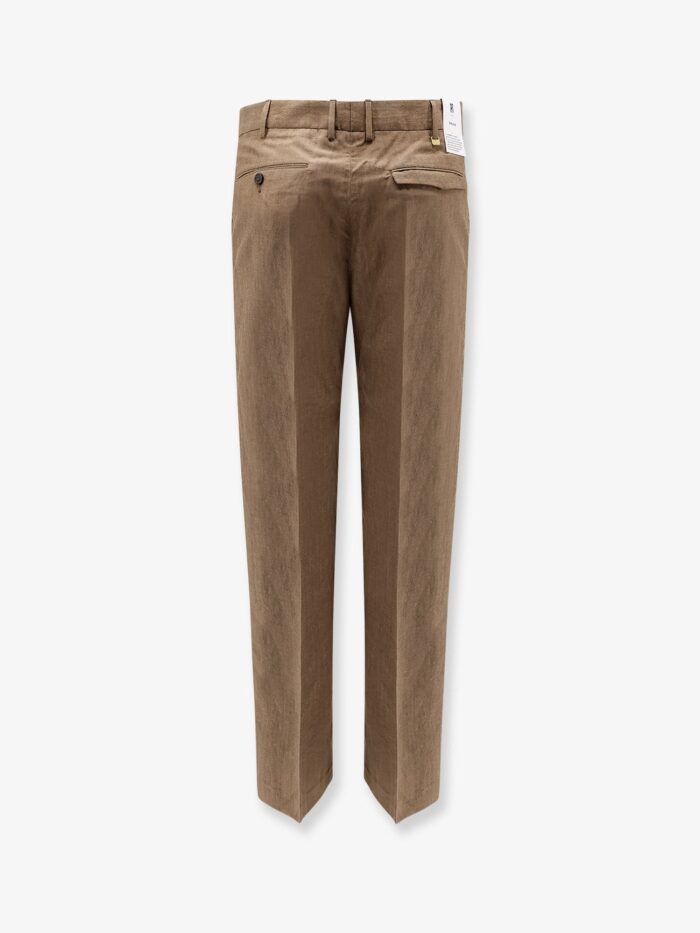 Pt Torino Michael Reworked Wool And Linen Trousers