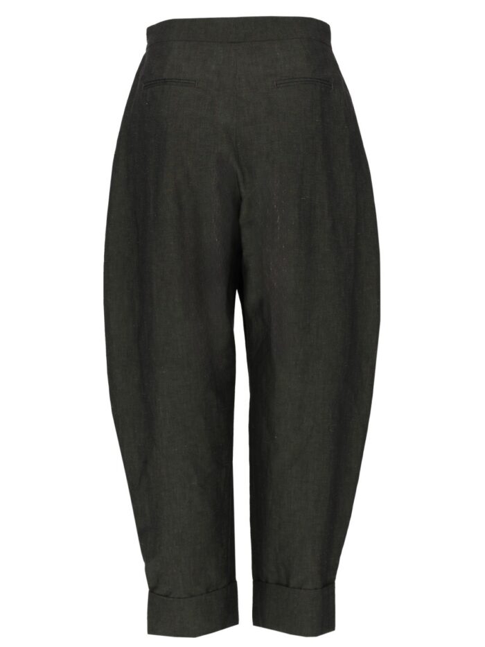 Pt Torino PANTALONE "CLOE" IN LINO E COTONE