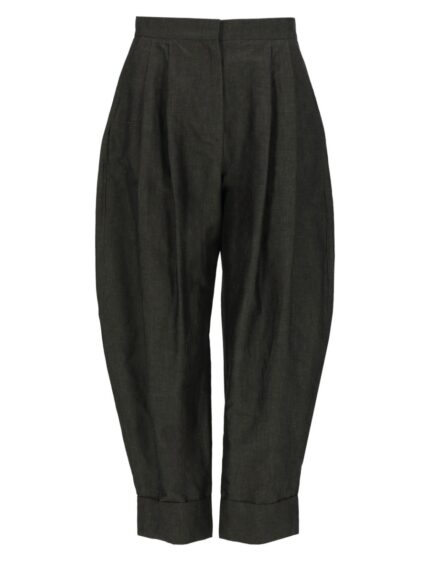 Pt Torino PANTALONE "CLOE" IN LINO E COTONE