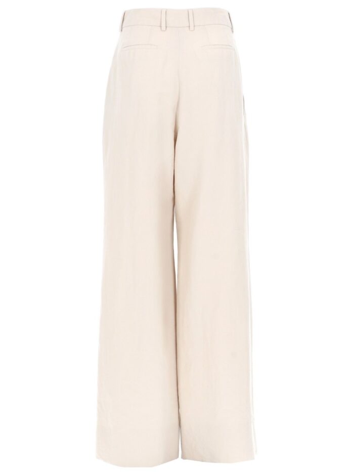 Pt Torino PANTALONE "FRANKIE" IN LINO E COTONE