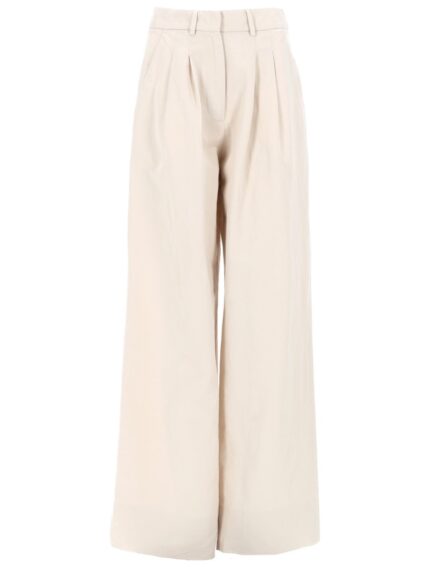 Pt Torino PANTALONE "FRANKIE" IN LINO E COTONE