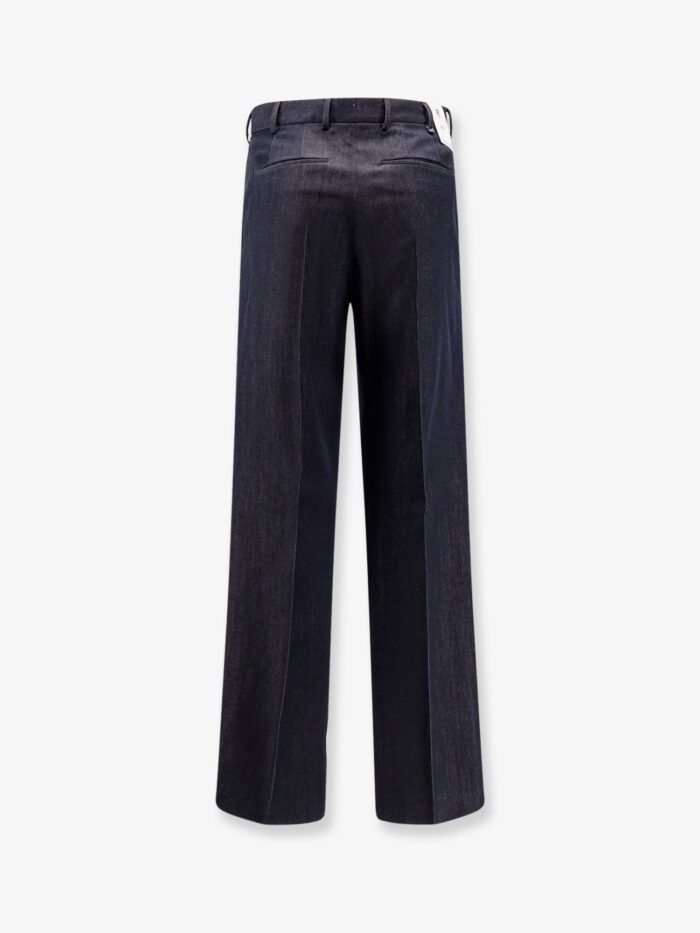 Pt Torino Quindici Edge Wool And Cotton Trousers