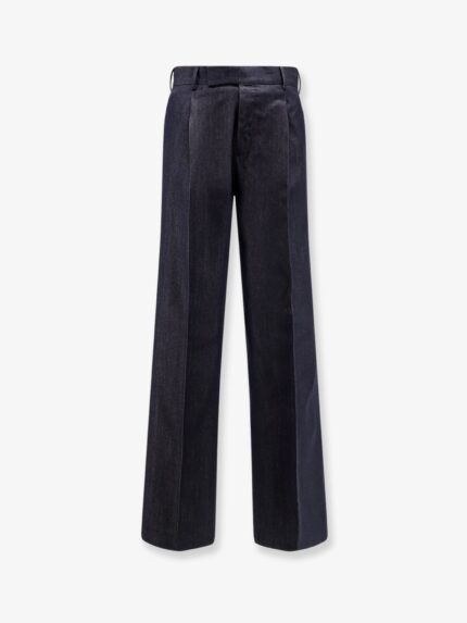 Pt Torino Quindici Edge Wool And Cotton Trousers