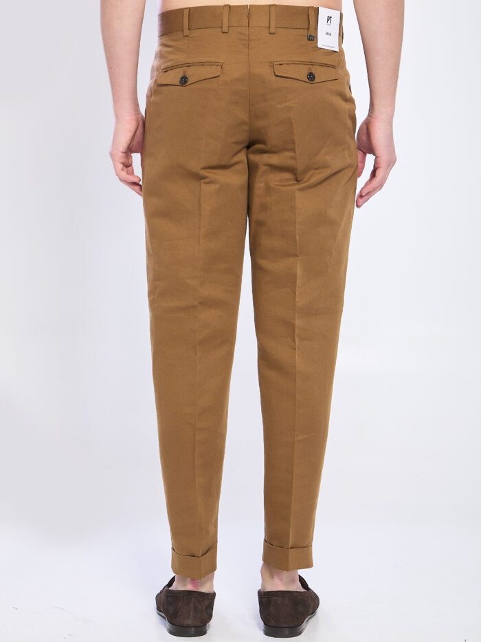 Pt Torino Rebel pants in linen and cotton
