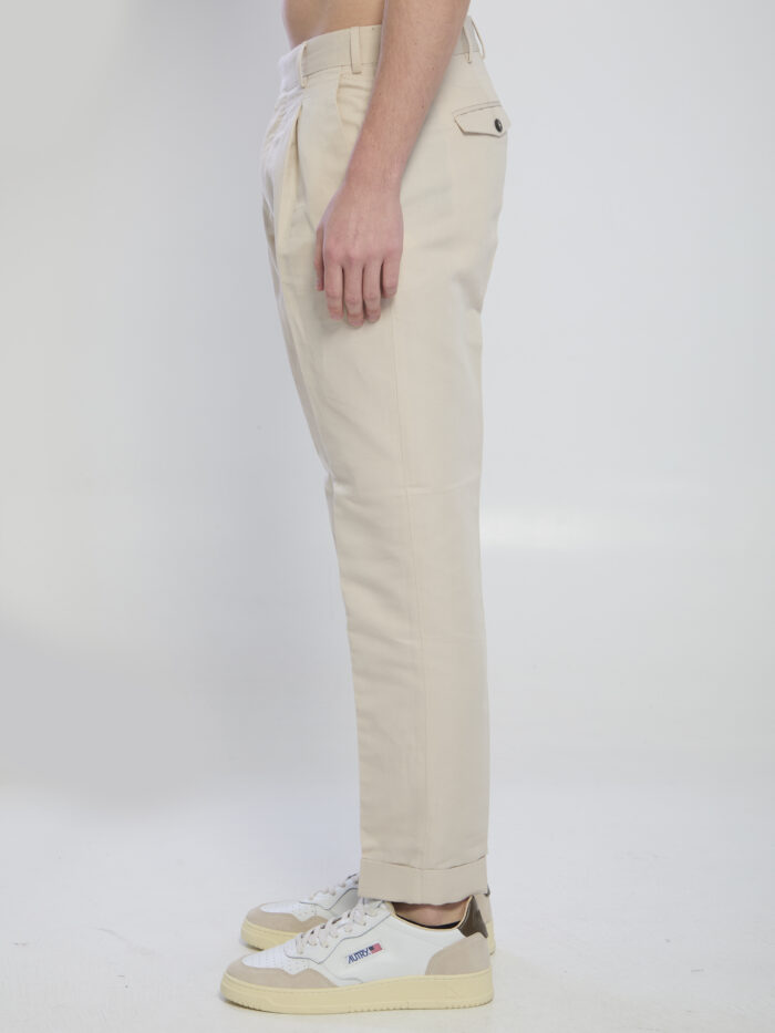Pt Torino Rebel pants in linen and cotton