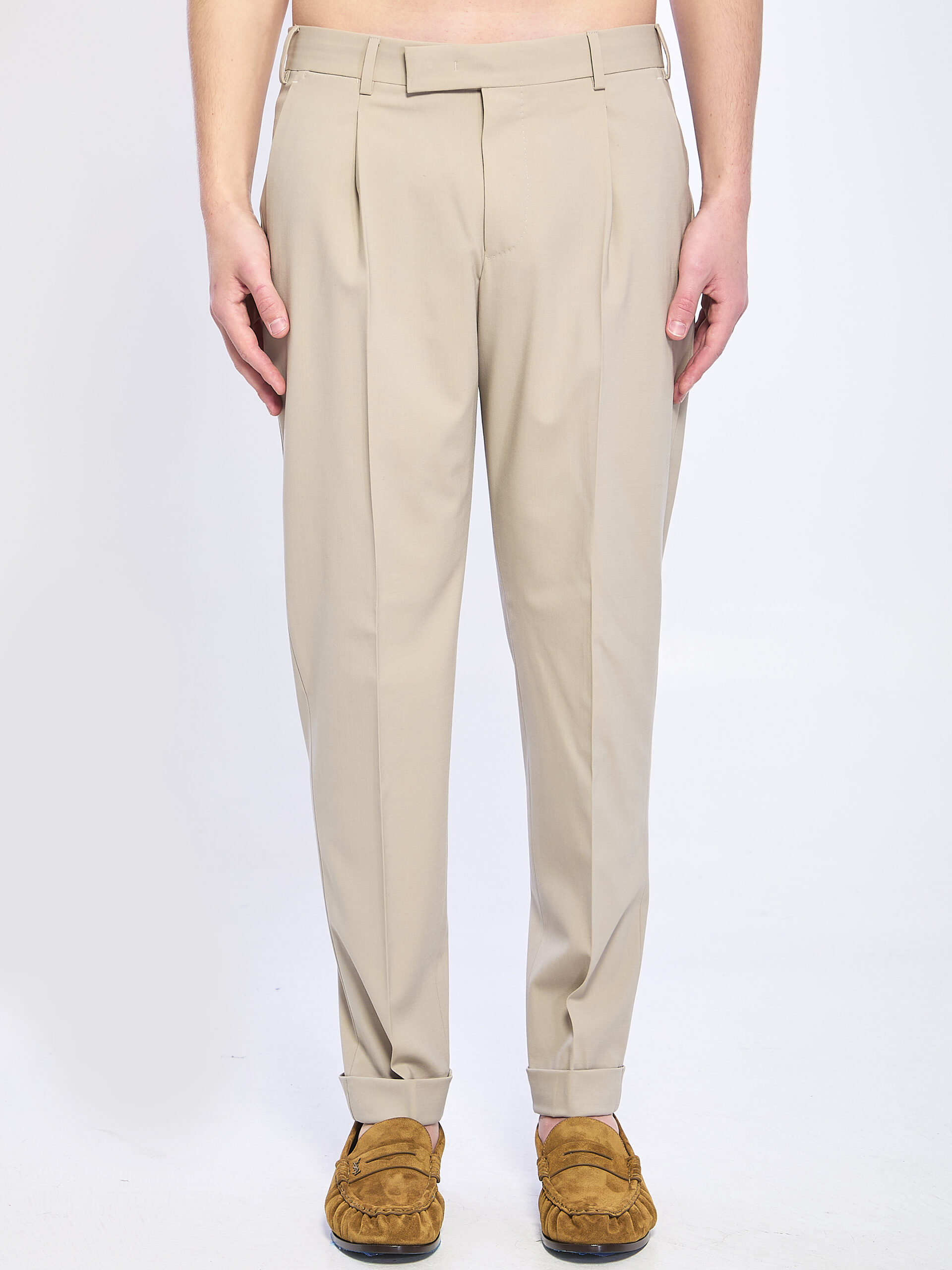 Pt Torino Rebel stretch virgin wool pants