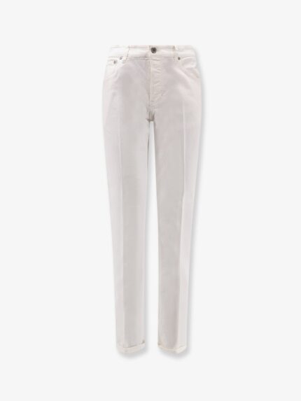 Pt Torino Reggae White Denim Trousers