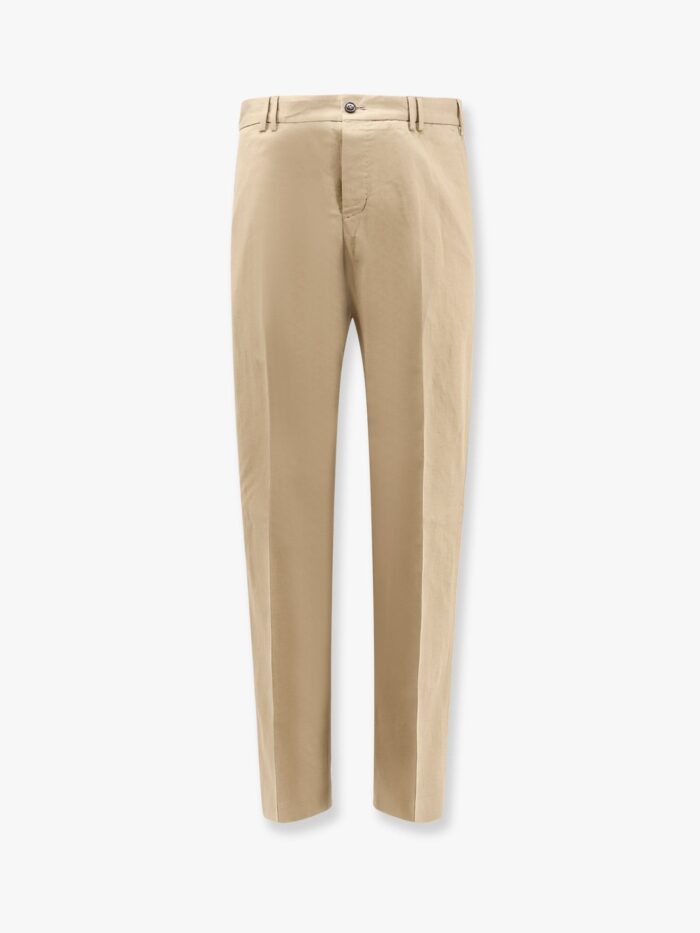 Pt Torino Reworked Michael Cotton And Linen Trouser