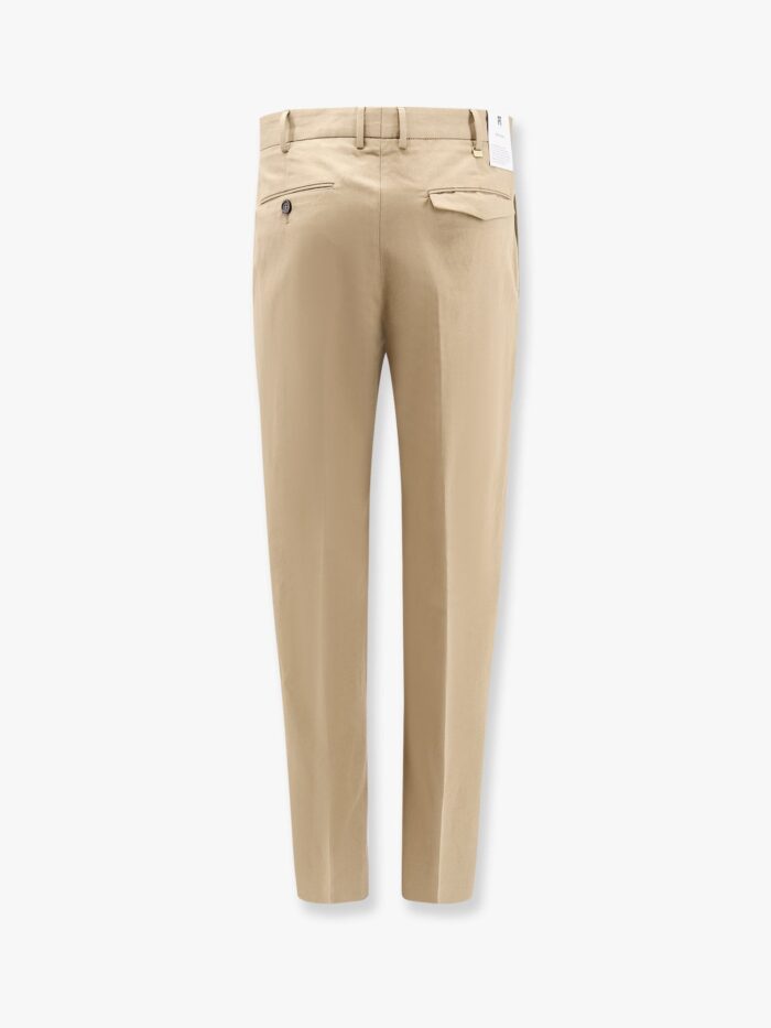 Pt Torino Reworked Michael Cotton And Linen Trouser