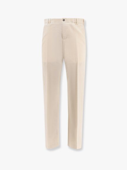 Pt Torino Reworked Michael Cotton And Linen Trouser