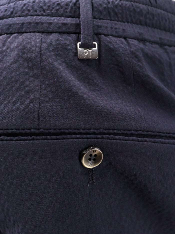 Pt Torino Slim Fit Stretch Virgin Wool Trouser