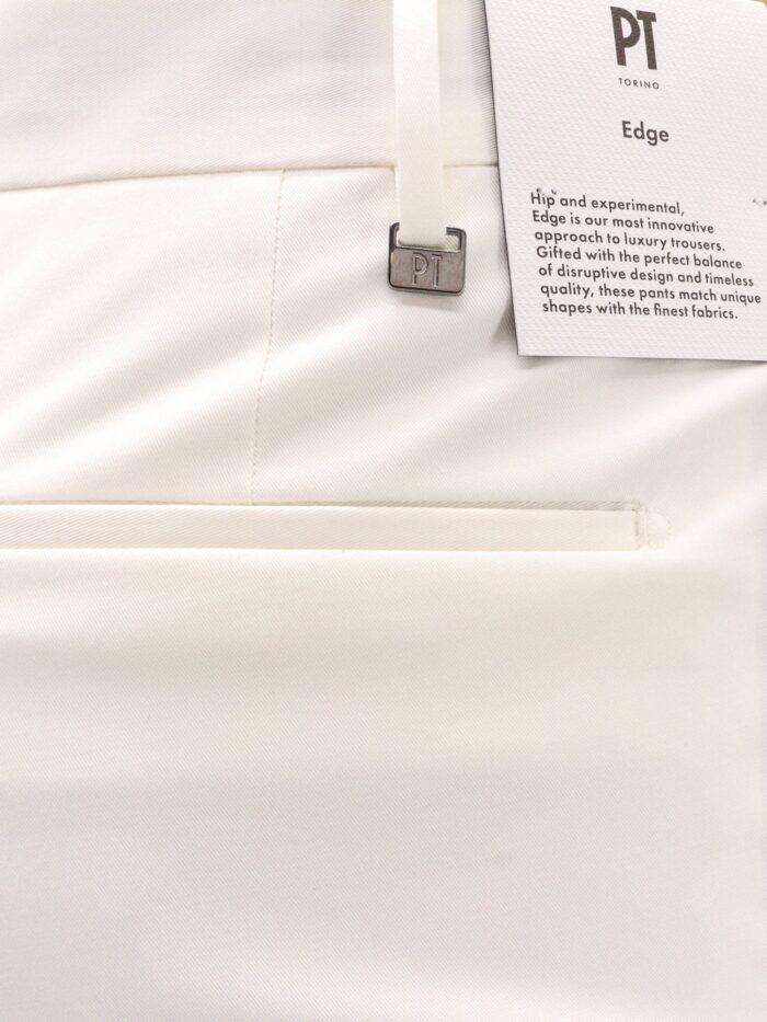 Pt Torino Stretch Cotton Edge Trouser