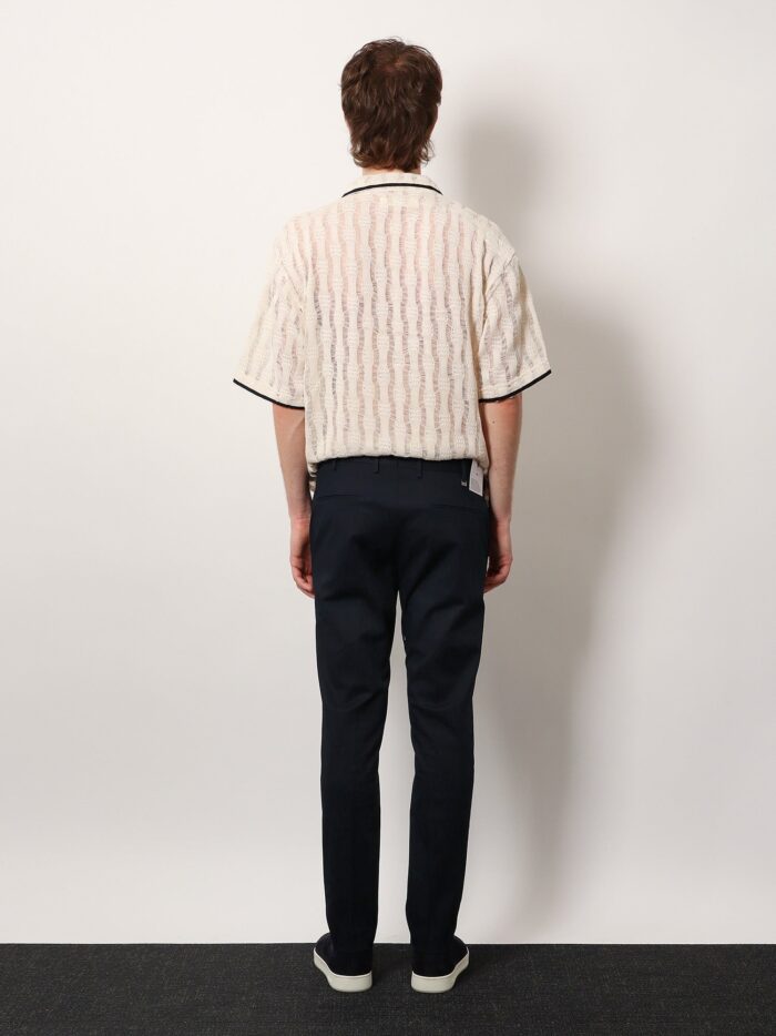 Pt Torino Stretch Cotton Edge Trouser