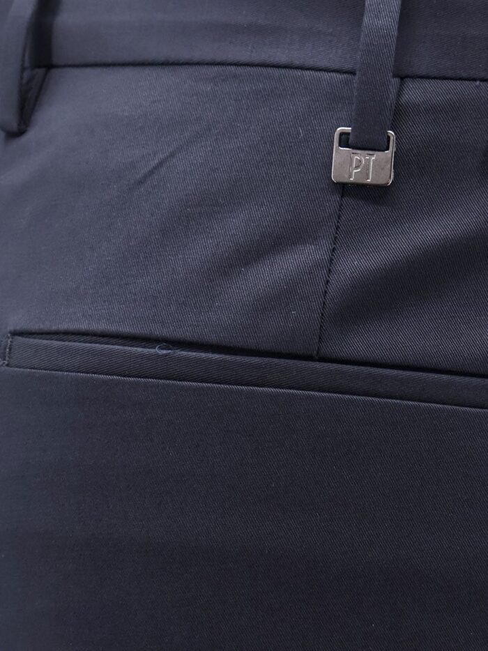 Pt Torino Stretch Cotton Edge Trouser