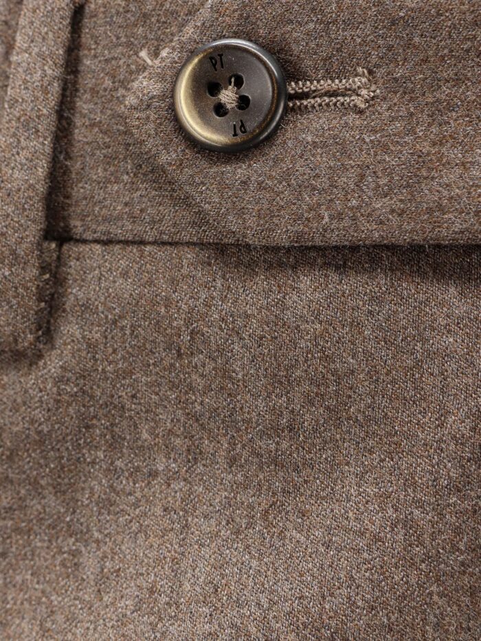 Pt Torino Style Stretch Wool Trousers