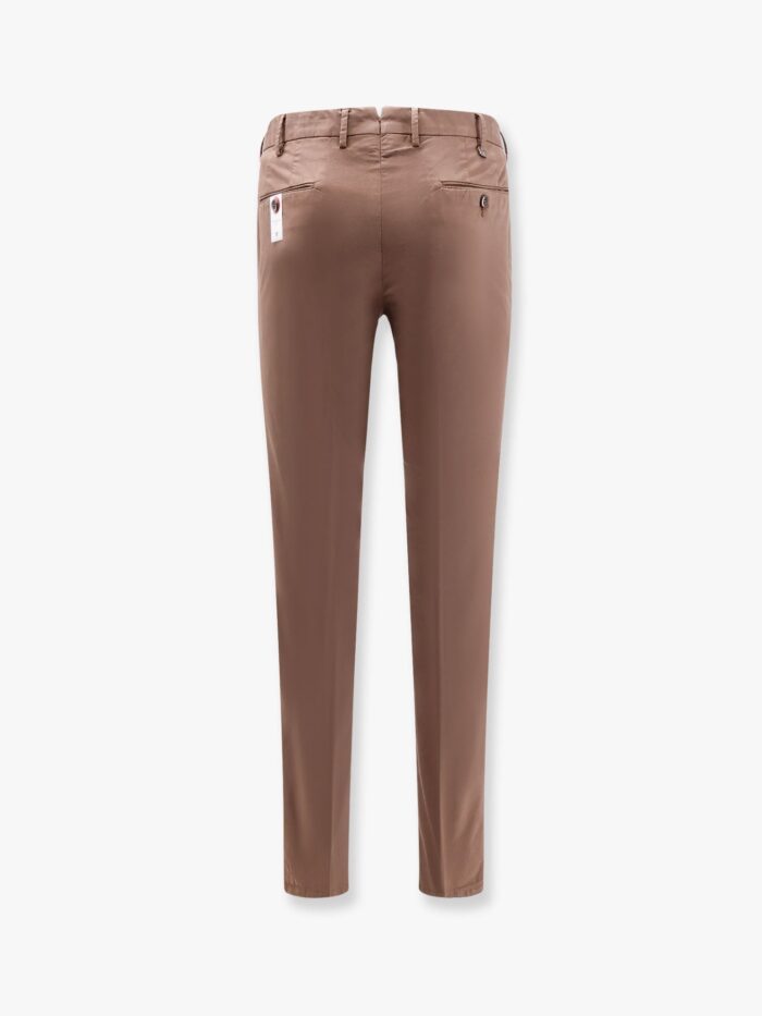 Pt Torino Super Slimfit Stretch Cotton Trousers