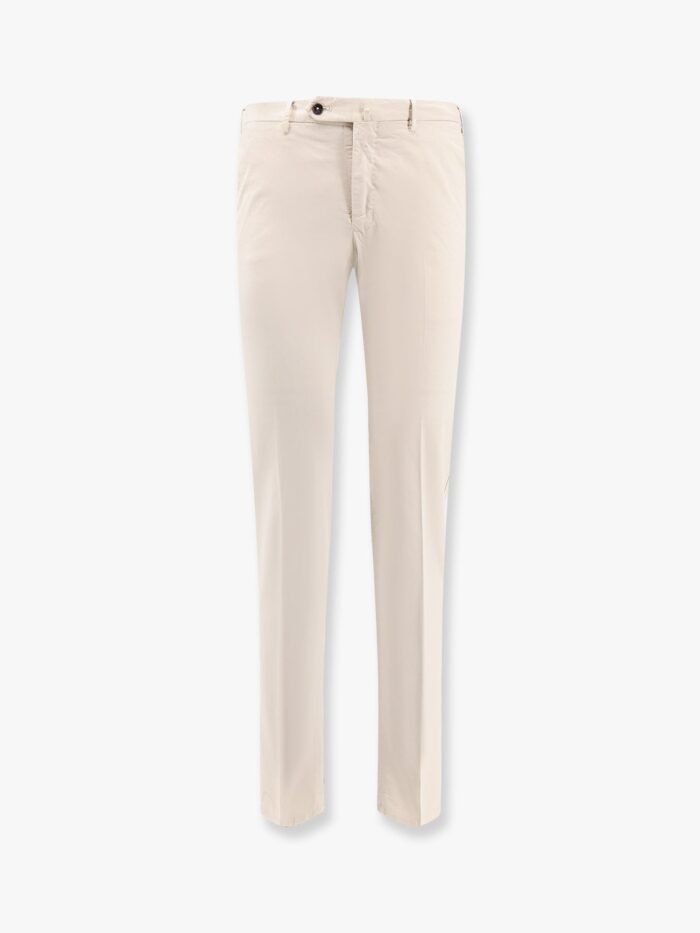 Pt Torino Super Slimfit Stretch Cotton Trousers