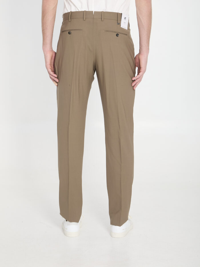 Pt Torino Union virgin wool trousers