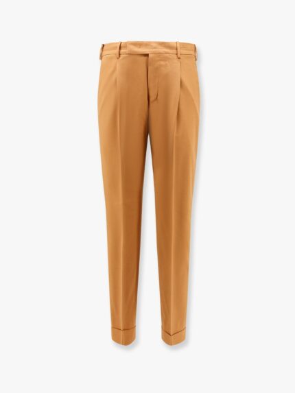 Pt Torino Virgin Wool Trouser With Frontal Pinces