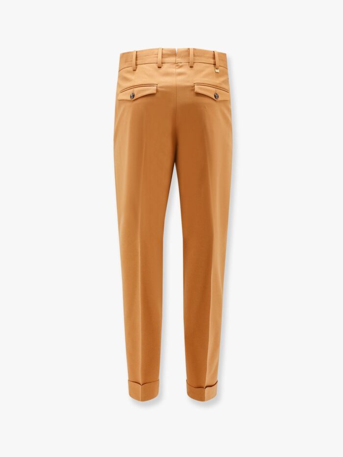 Pt Torino Virgin Wool Trouser With Frontal Pinces