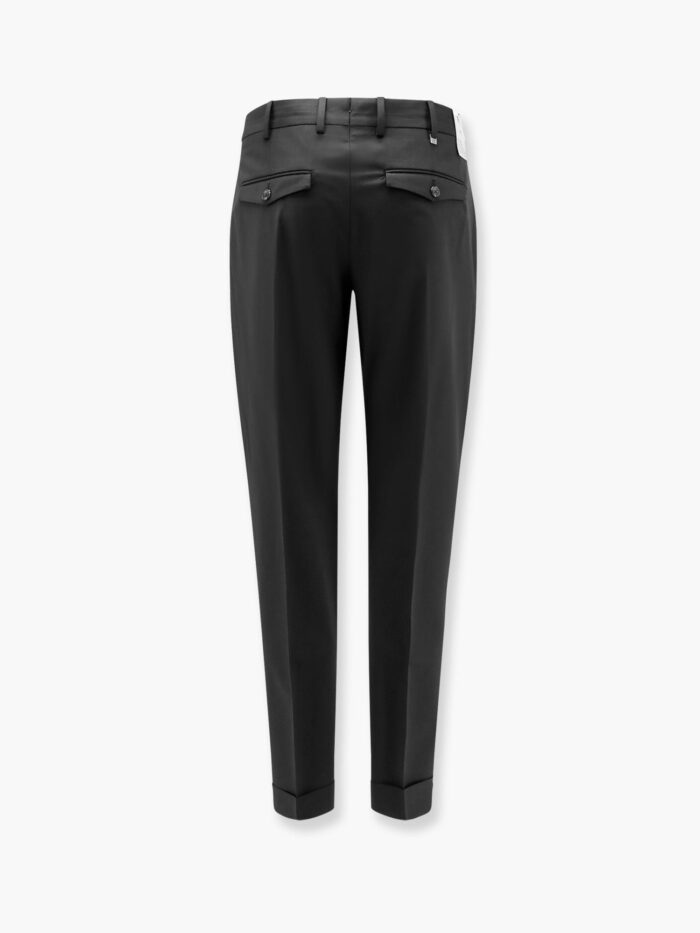 Pt Torino Virgin Wool Trouser With Frontal Pinces