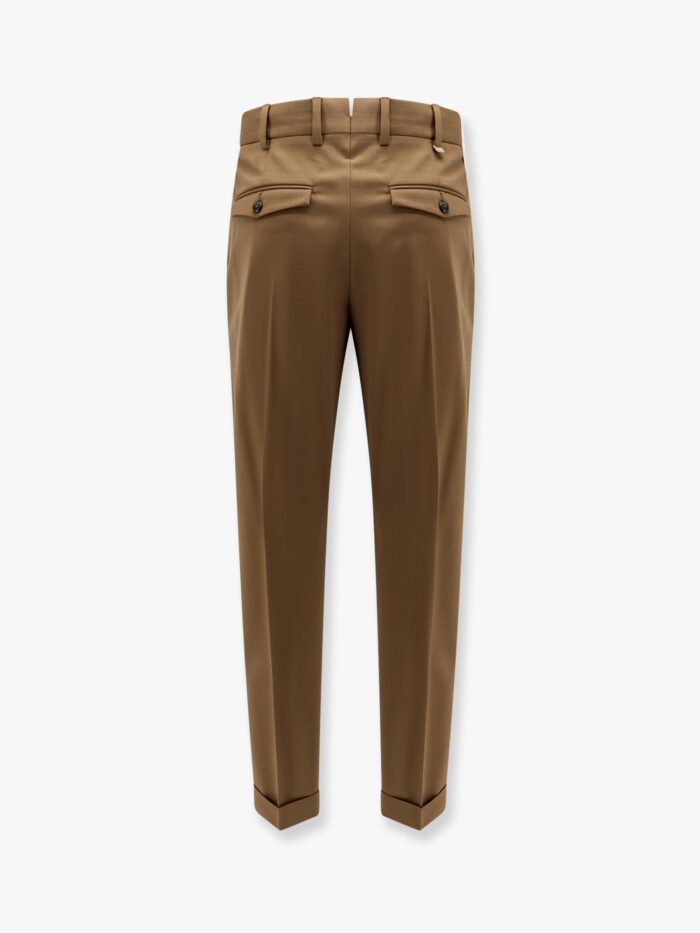 Pt Torino Virgin Wool Trouser With Frontal Pinces