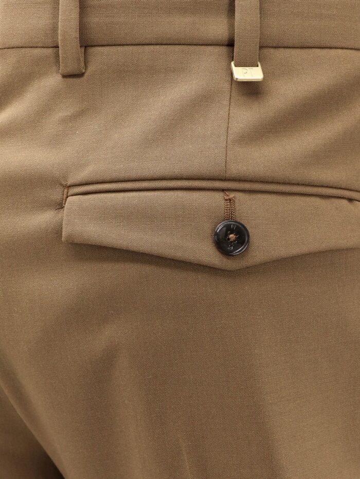 Pt Torino Virgin Wool Trouser With Frontal Pinces