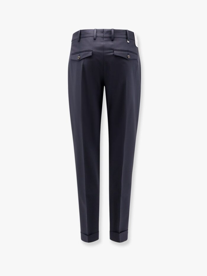 Pt Torino Virgin Wool Trouser With Frontal Pinces