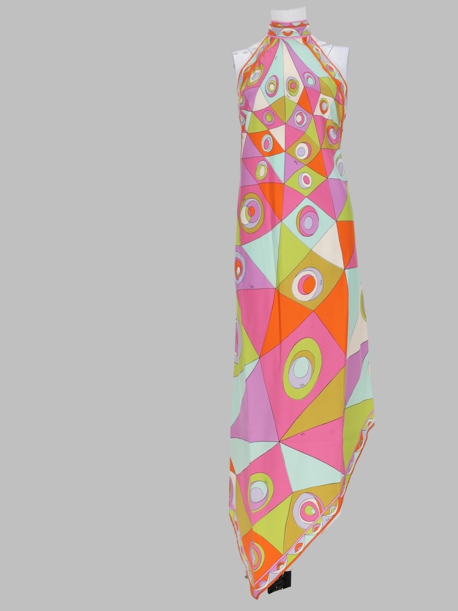 PUCCI ABITO IN TWILL DI SETA