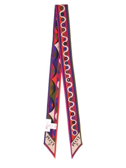 PUCCI IRIS AND DIAMOND PRINT SCARF