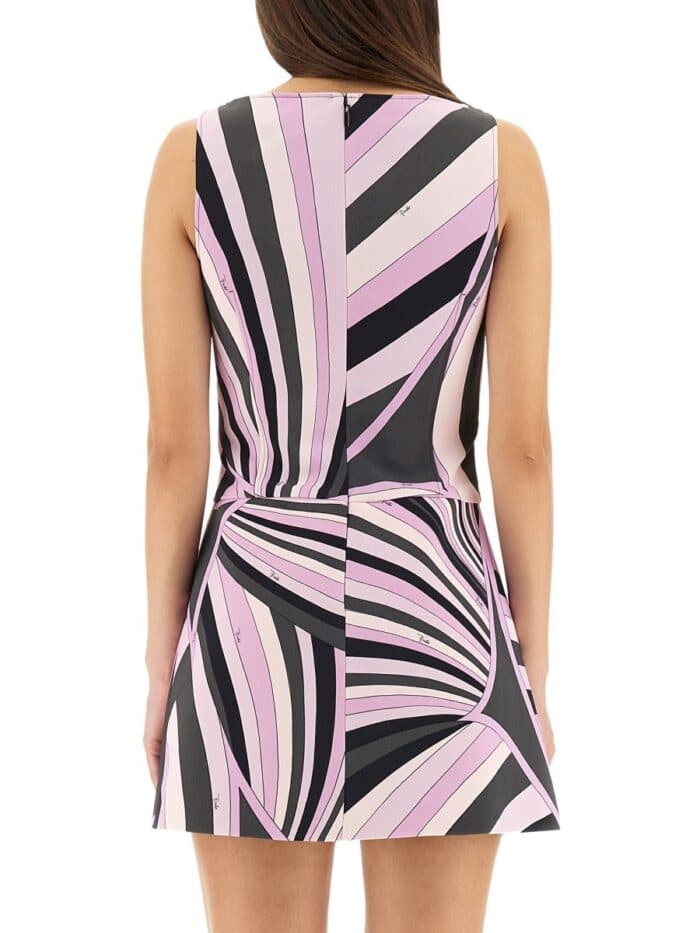 PUCCI IRIS PRINT MINI DRESS