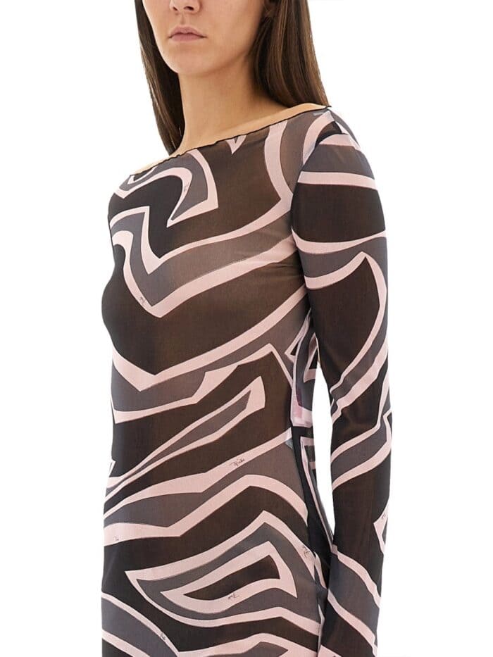PUCCI LABYRINTH PRINT DRESS