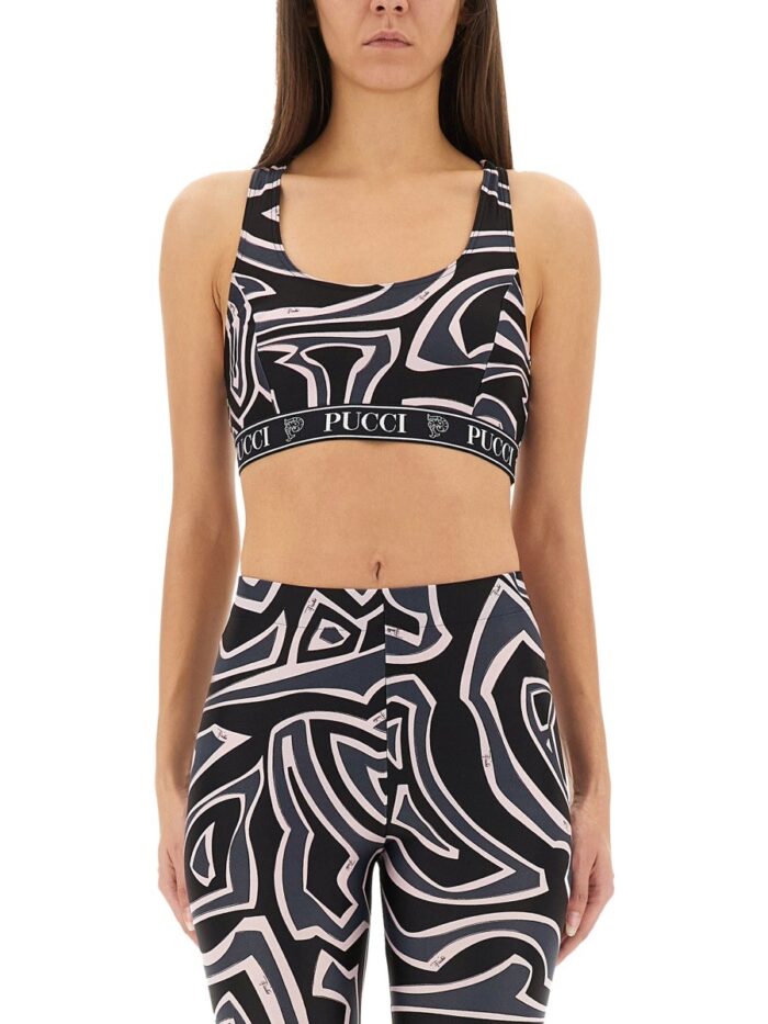 pucci labyrinth print top PUCCI LABYRINTH PRINT TOP