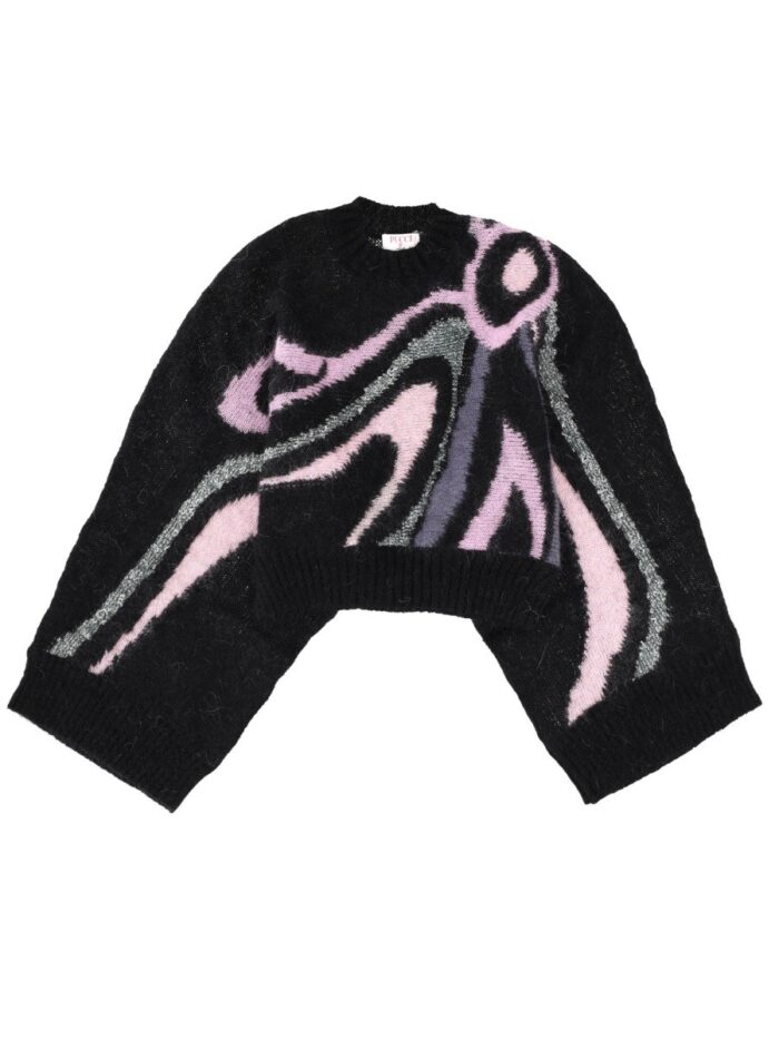 pucci "marble inlay" print sweater PUCCI "MARBLE INLAY" PRINT SWEATER