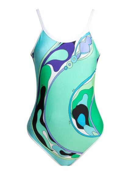 PUCCI "ORCHIDS" ONE-PIECE SWIMSUIT