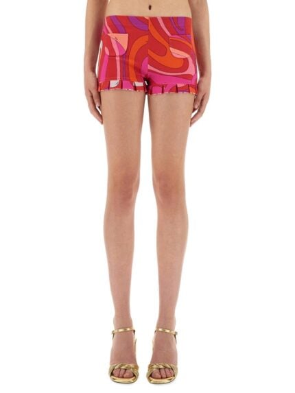 PUCCI SHORTS WITH "IRIS" PRINT