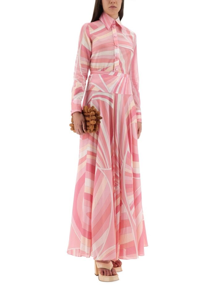 PUCCI SKIRT WITH "IRIS" PRINT
