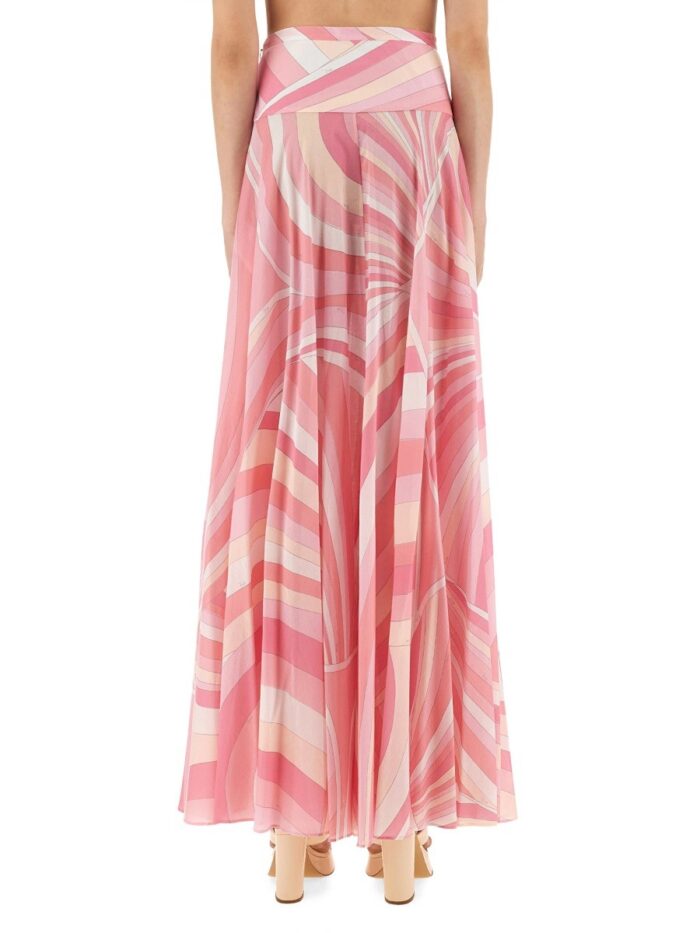 PUCCI SKIRT WITH "IRIS" PRINT
