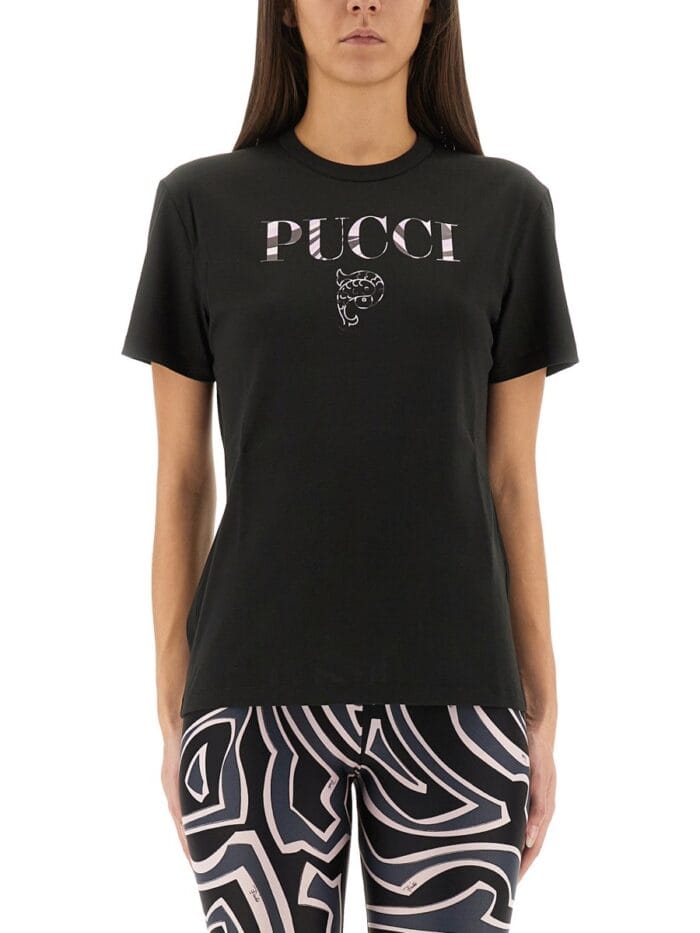 PUCCI T-SHIRT WITH LOGO