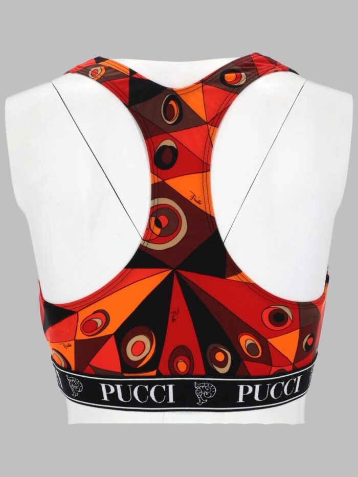 PUCCI TOP BRA CON STAMPA