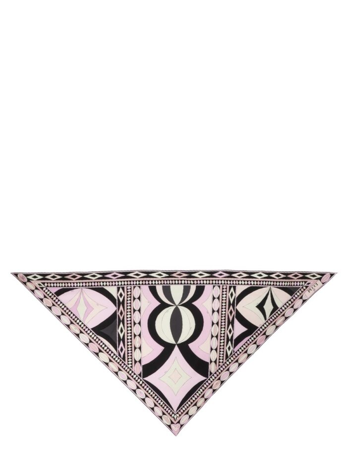 PUCCI TRIANGLE SCARF IN NECKLACE PRINT